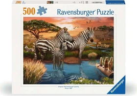 Ravensburger Puzzle Zebras am Wasserloch