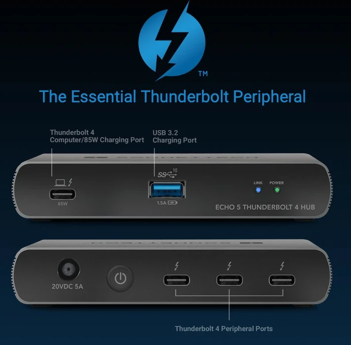 Sonnet Echo 5 Thunderbolt 4 Hub, Thunderbolt 4 [Buchse]
