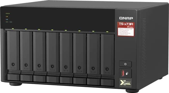 QNAP QuTS hero Turbo Station TS-873A-8G, 8GB RAM, 2x RJ-45 2.5GBase-T, 3x USB-A 3.1