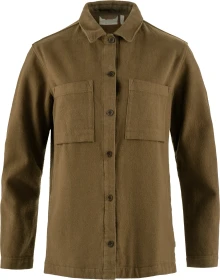 Fjällräven Singi Flannel Hemd langarm wood brown (Damen)