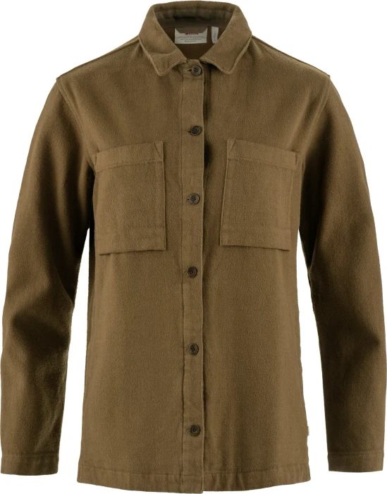 Fjällräven Singi Flannel Hemd langarm wood brown (Damen)