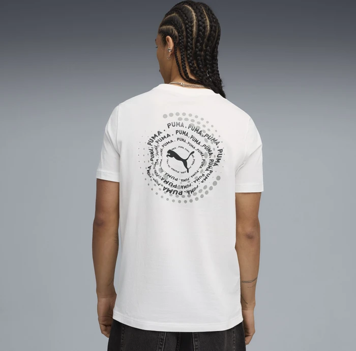 Puma Graphic T-Shirt kurzarm puma white (Herren)