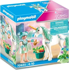 playmobil Fairies Einhorn mit Fütter-Fee