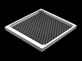 Watercool MO-RA3 420 Fan Grill, Classic, hohe Version, Lüfterblende/Lüftergitter, weiß