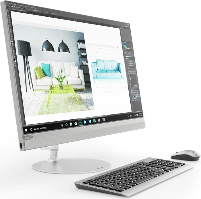Lenovo IdeaCentre AIO 520-22ICB, Core i5-8400T, 8GB RAM, 256GB SSD, Radeon 530, PL