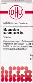 DHU Magnesium carbonicum Tabletten D4, 80 Stück