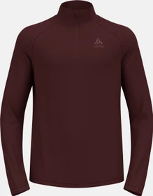 Odlo Rigi Mid Layer Half Zip Laufshirt langarm fudge (Herren)