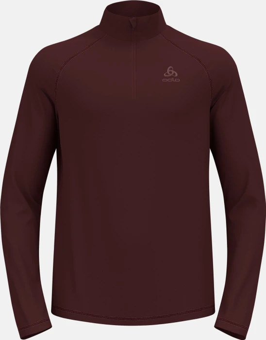 Odlo Rigi Mid Layer Half Zip Laufshirt langarm fudge (Herren)