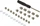 DeLOCK M.2 SSD/Modul Befestigungsset, 31er-Pack (18288)