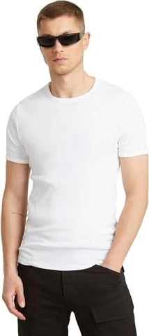 G-Star Base 2er-Pack T-Shirt kurzarm weiß (Herren)