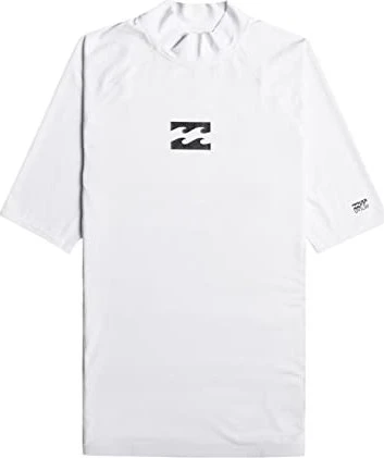 Billabong Waves All Day Rashguard Funktionsshirt kurzarm weiß (Herren)