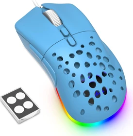 Ziyou Lang D19 RGB Gaming Mouse blau, USB