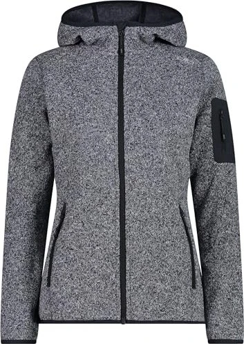 CMP Knit Tech Fleece Hoody Jacke antracite (Damen)