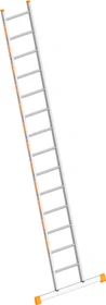 Layher Topic 1054 Alu Anlegeleiter, 14 Stufen