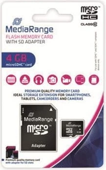 MediaRange R15 4GB Kit, Class 10