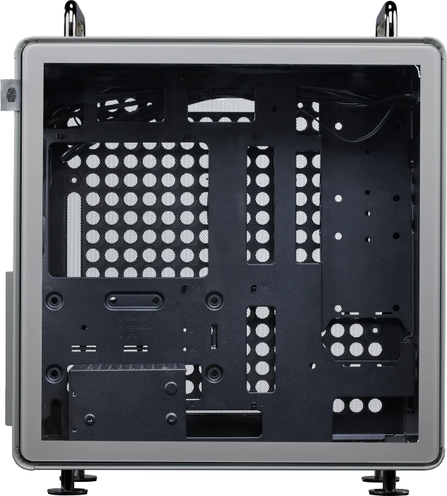 Cooler Master Qube 540 Moonstone, grau, Glasfenster
