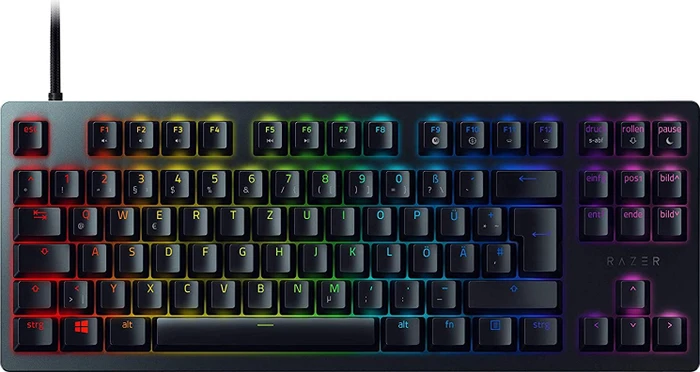 Razer Huntsman Tournament Edition, TKL, Razer Linear Optical RED, USB, DE