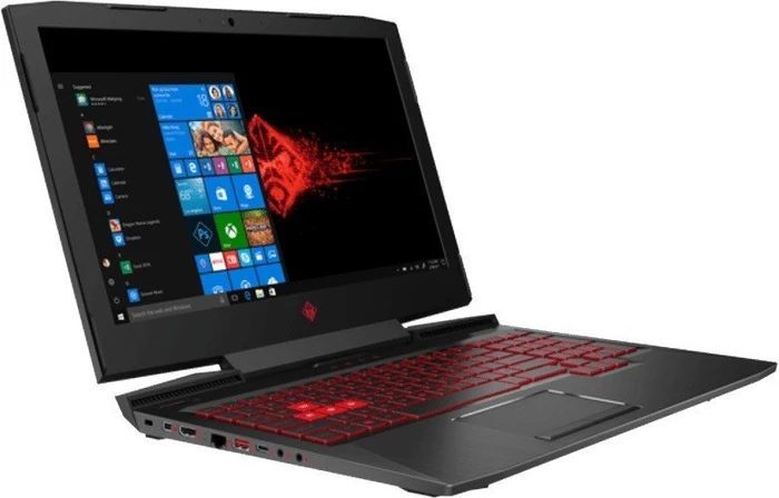 HP OMEN by HP Laptop 15-ce083ng, Shadow Black, Core i5-7300HQ, 8GB RAM, 128GB SSD, 1TB HDD, GeForce GTX 1060, DE