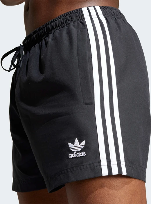 adidas Adicolor 3-Streifen 5-Inch Badeshorts schwarz (Herren)