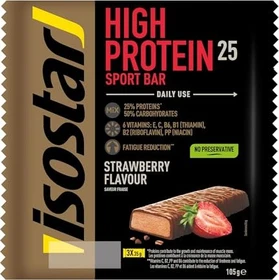 isostar High Protein 25 Riegel Erdbeer 105g (3x 35g)