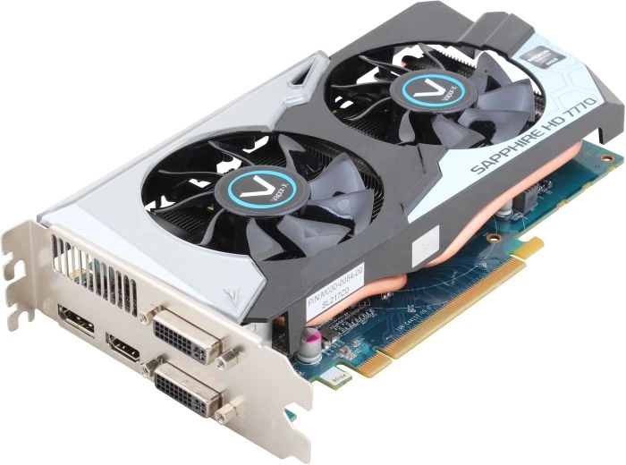 Sapphire Vapor-X Radeon HD 7770 GHz Edition OC, 1GB GDDR5, 2x DVI, HDMI, mDP, lite retail