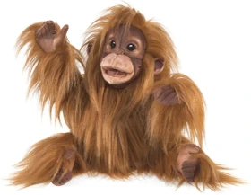 Folkmanis Handpuppe Orang-Utan Baby