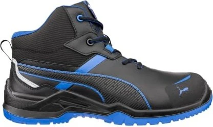 Puma Krypton Mid S3S ESD Sicherheitsschuhe schwarz (Herren)
