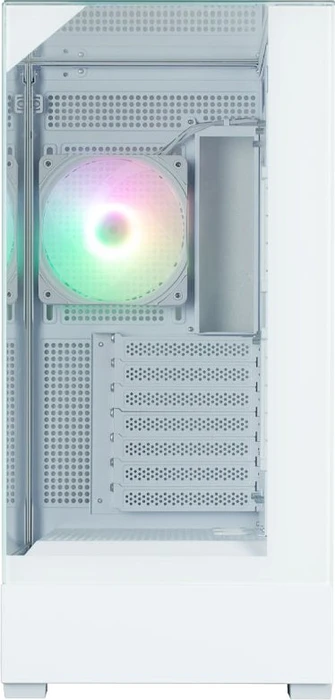 Zalman P40 Prism White, weiß, Glasfenster