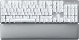 Razer Pro Type Ultra, LEDs weiß, weiß/grau, Razer YELLOW, USB/Bluetooth, DE (RZ03-04110300-R3G1)