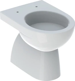 Geberit Renova Stand-WC Tiefspüler, Abgang vertikal, teilgeschlossene Form weiß/KeraTect