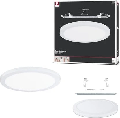 Paulmann 2in1 Cover-it Einbaupanel rund 22W weiß matt