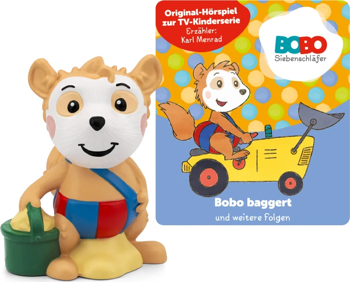 tonies Bobo Siebenschläfer - Bobo baggert und weitere Folgen