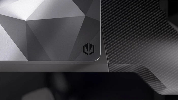 Endorfy Crystal Black XL, 900x400mm, Motiv schwarz/grau
