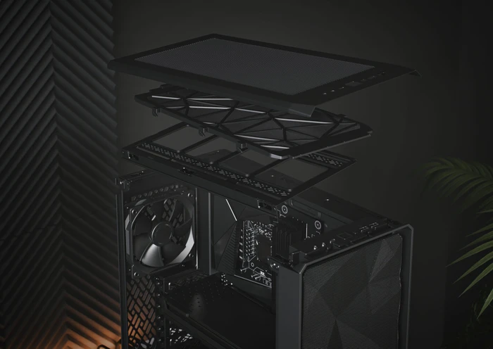 Fractal Design Meshify 2 Compact Gray TG Light Tint, Glasfenster