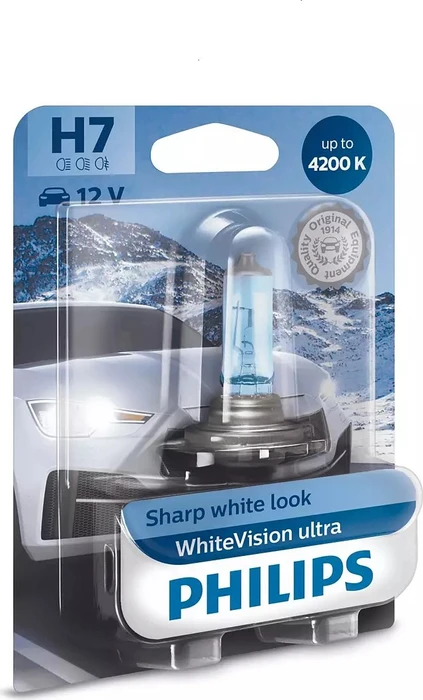 Philips WhiteVision ultra H7 55W, 1er-Pack