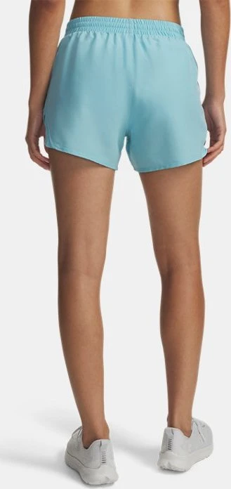 Under Armour Fly By 8cm Hose kurz blue haze/reflective (Damen)