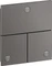 Hansgrohe Axor ShowerSelect ID eckig Kontrollfeld Ventil für 3 Verbraucher brushed black chrome Vorschaubild