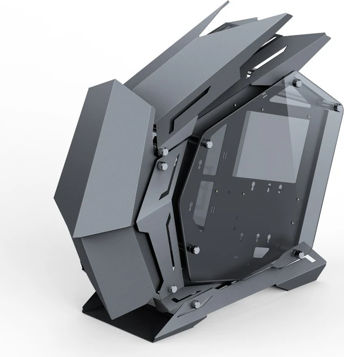 Jonsbo Mod3 Mini, grau, Glasfenster