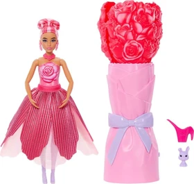 Mattel Barbie - Petal Pop Barbie im Rosenkleid mit Duft