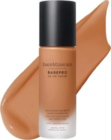 bareMinerals barePro 24h Matte Comfort Liquid Foundation medium deep 46 cool LSF20, 30ml