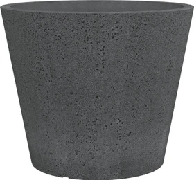 Scheurich C-Cone Blumentopf 28.5cm stony black