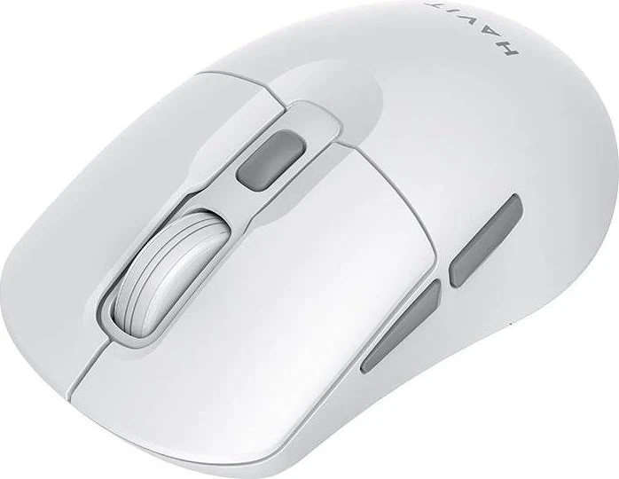Havit MS59WB Wireless Dual-Mode Mouse weiß/grau, USB/Bluetooth