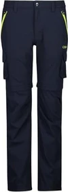 CMP Zip-Off Stretch Zip-Off Hose lang b. blue/lime (Junior)