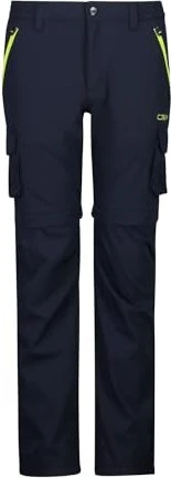 CMP Zip-Off Stretch Zip-Off Hose lang b. blue/lime (Junior)