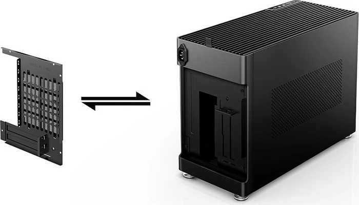 Jonsbo Jonsplus i100 Pro, schwarz, Mini-ITX