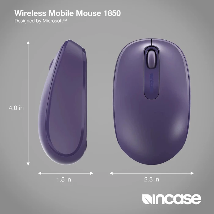 Incase Wireless Mobile Mouse 1850 Purple, violett, USB