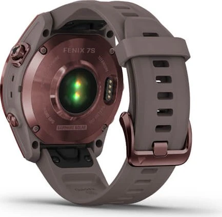 Garmin Fenix 7S Sapphire Solar dark bronze titanium/shale grey