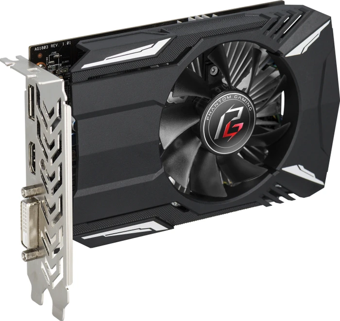 ASRock Radeon RX 550 2G, PHANTOM G R RX550 2G, 2GB GDDR5, DVI, HDMI, DP