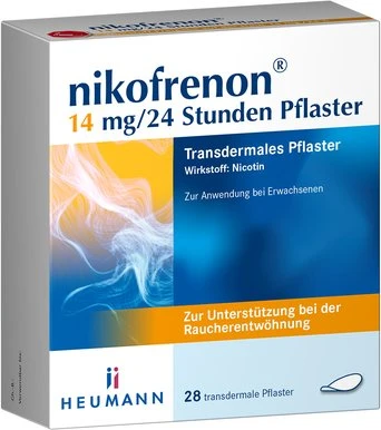 Heumann Nikofrenon 14mg/24 Stunden Pflaster, 28 Stück