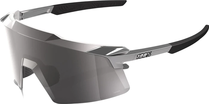 100% Aerocraft gloss black chrome/hiper silver mirror lens